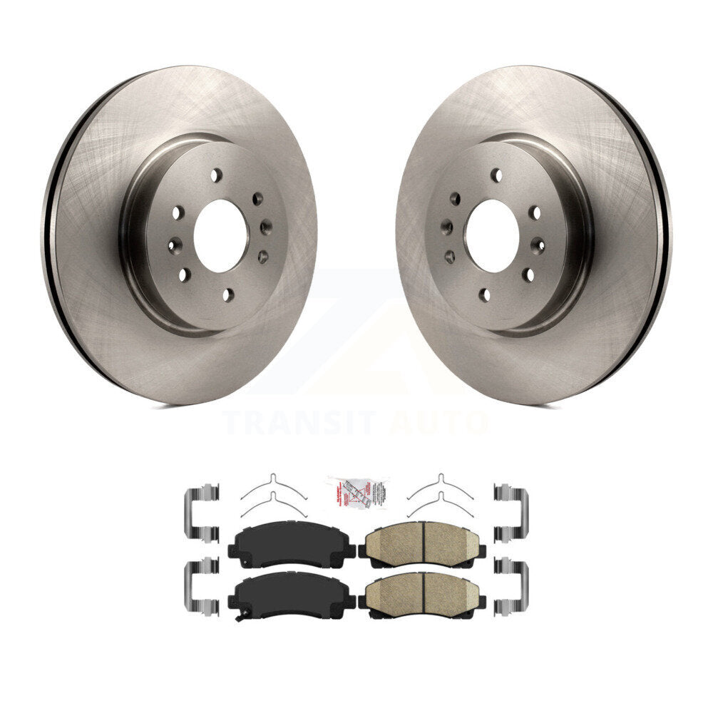 Kit de disques de frein à disque avant et plaquettes en céramique pour Acura TL 2009-2014 K8A-104851