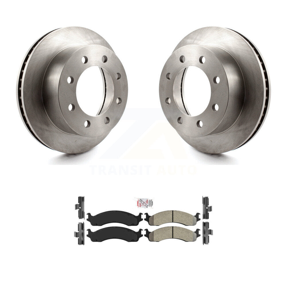 Kit de rotors de frein à disque avant et plaquettes semi-métalliques pour Dodge Ram 2500 3500 Van