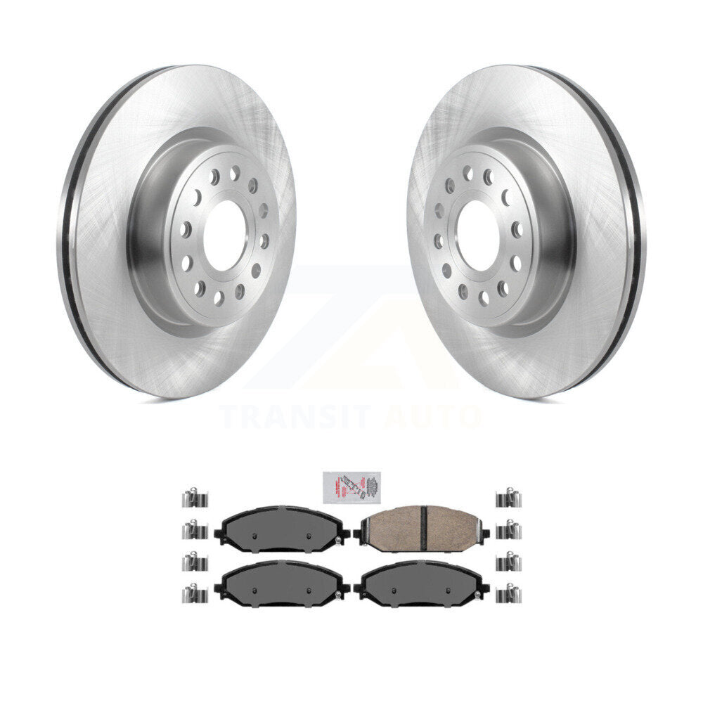 Kit de disques de frein à disque avant et plaquettes en céramique pour Ram 1500 K8A-104868
