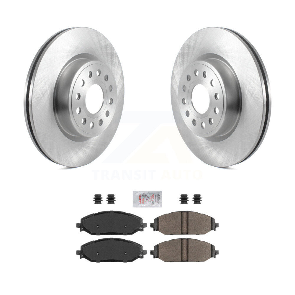Kit de disques de frein à disque avant et plaquettes semi-métalliques pour Ram 1500 K8A-104869