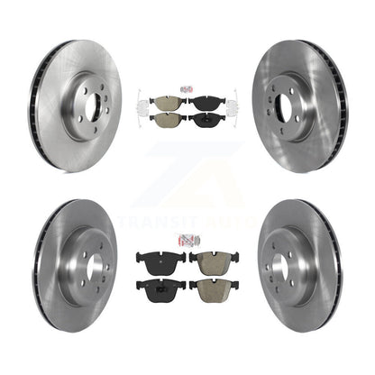 Kit de rotors de frein à plaquettes semi-métalliques avant et arrière (6 pièces) pour BMW 535i GT xDrive 740L