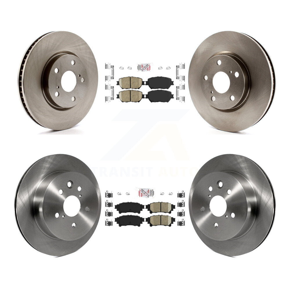 Kit de plaquettes de frein et de disques de frein en céramique avant et arrière (6 pièces) pour Lexus IS250 C F Sport 2014