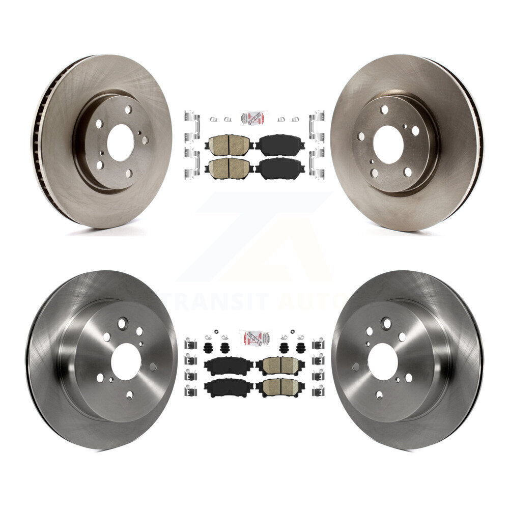 Kit de plaquettes de frein et de disques de frein en céramique avant et arrière (6 pièces) pour Lexus IS250 C F Sport 2014