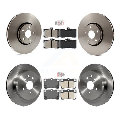 Kit de rotor de frein à plaquettes en céramique avant semi-métallique (6 pièces) pour Lexus IS350 GS35