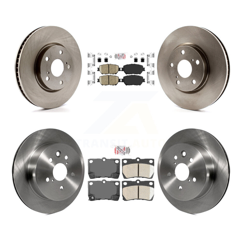 Kit de plaquettes en céramique et de rotors de frein à disque avant et arrière (6 pièces) pour Lexus IS250 GS300