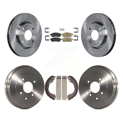 Rotors de frein à disque avant et arrière, plaquettes en céramique et Kit de batterie pour Nissan Sentra Cube
