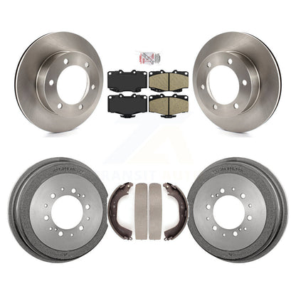 Rotors de frein à disque avant et arrière, plaquettes en céramique et Kit de batterie pour Toyota 4Runner Tacom