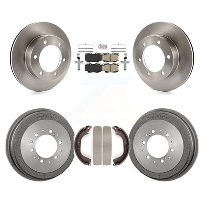 Kit de tambour de protection en céramique de Rotors de frein avant et arrière pour Toyota Tacoma avec roue à 6 écrous