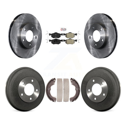 Rotors de frein avant et arrière, Kit de tambour à plaquettes semi-métalliques pour Ford Escape Mazda Tribut