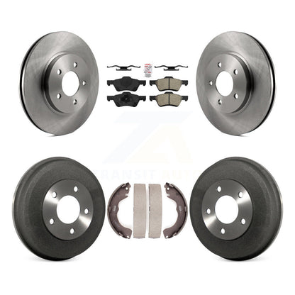 Rotors de frein avant et arrière, Kit de tambour à plaquettes semi-métalliques pour Ford Escape Mazda Tribut