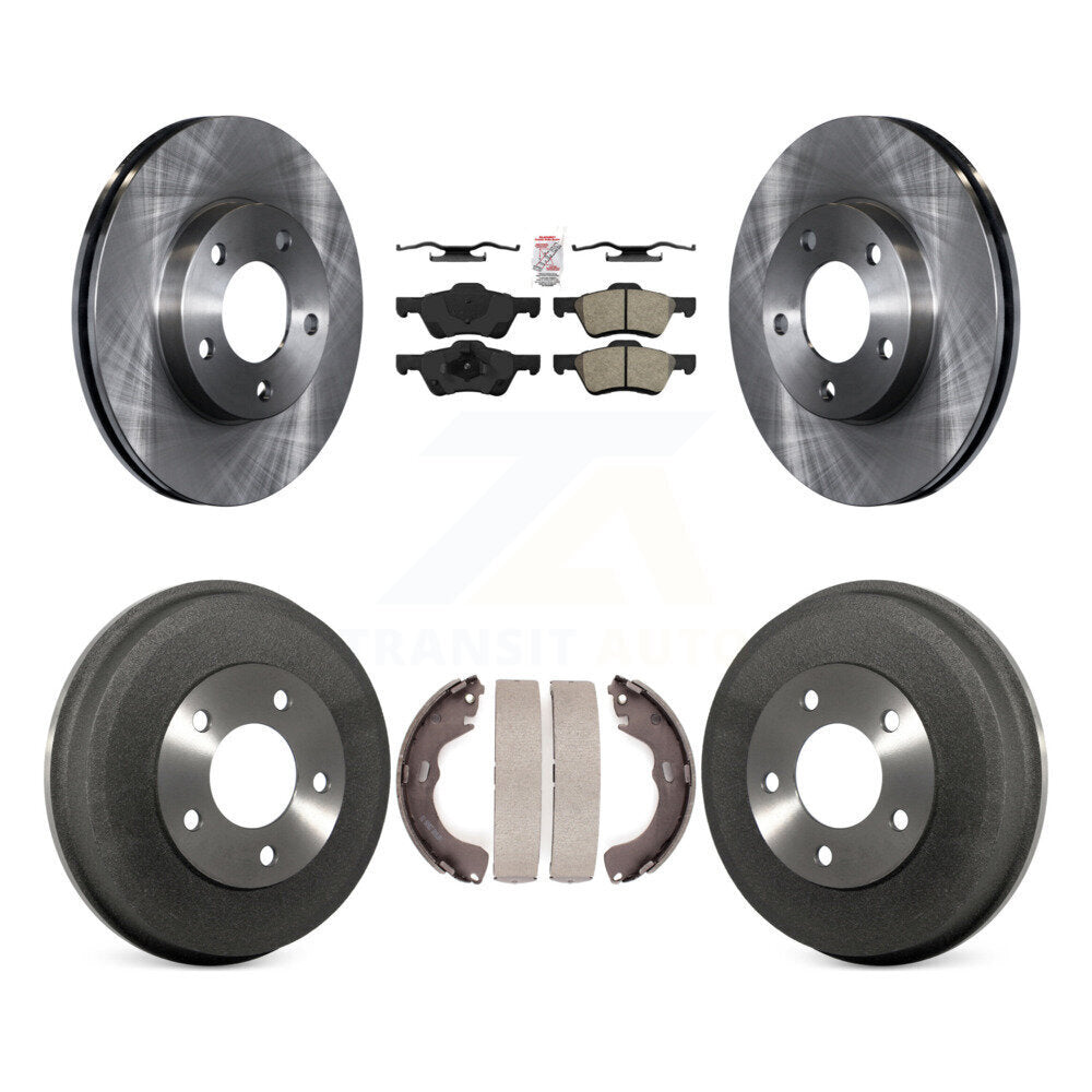 Rotors de frein à disque avant et arrière, plaquettes semi-métalliques et Kit de tambour pour Mercury Marine