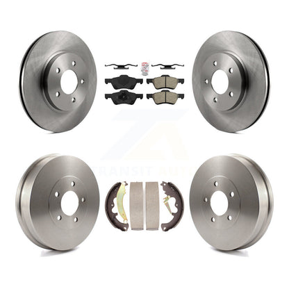 Rotors de frein avant et arrière, Kit de tambour à plaquettes semi-métalliques pour Ford Escape Mazda Tribut