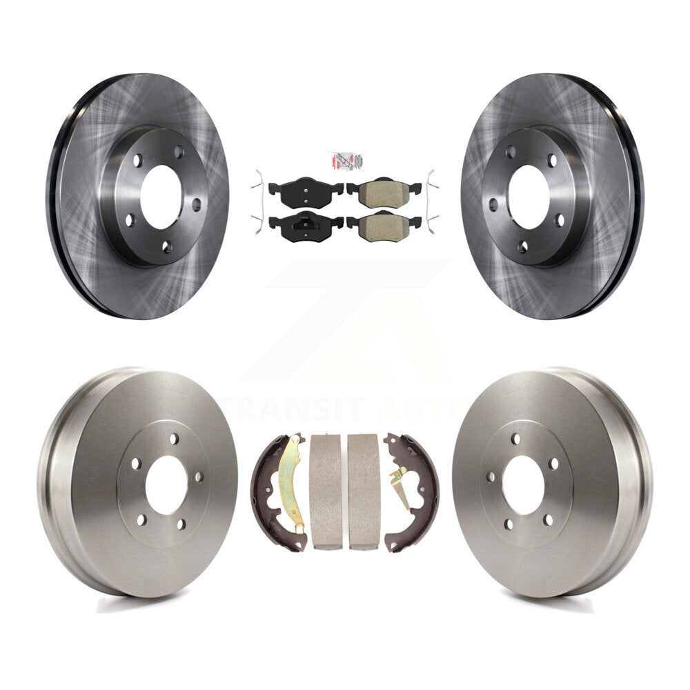 Kit de plaquettes et de tambour semi-métalliques pour rotor de frein avant et arrière, pour Ford Escape Mercur 2007
