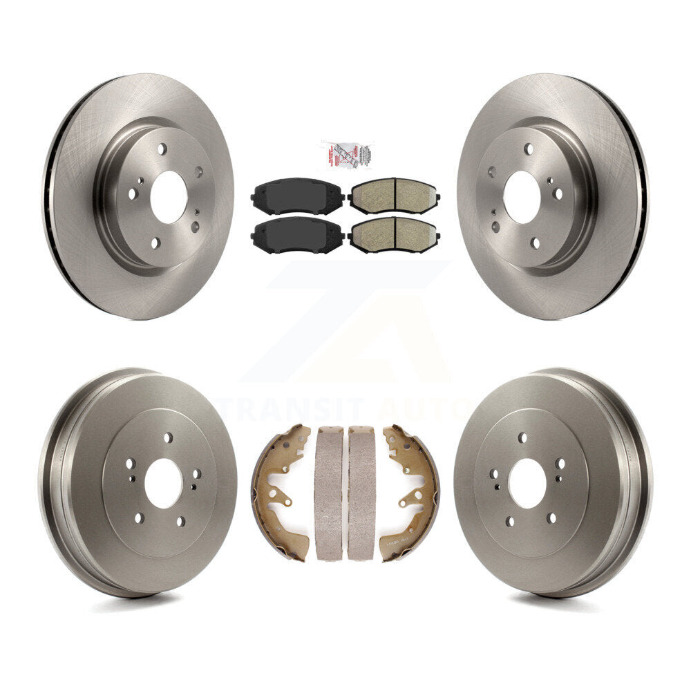 Rotors de frein avant et arrière, Kit de tambour à plaquettes semi-métalliques pour Suzuki Grand Vitar 06-08