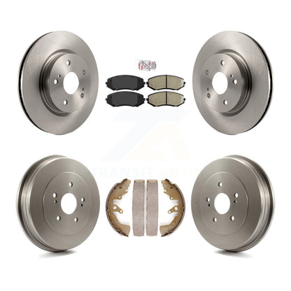 Rotors de frein avant et arrière, Kit de tambour à plaquettes semi-métalliques pour Suzuki Grand Vitar 06-08