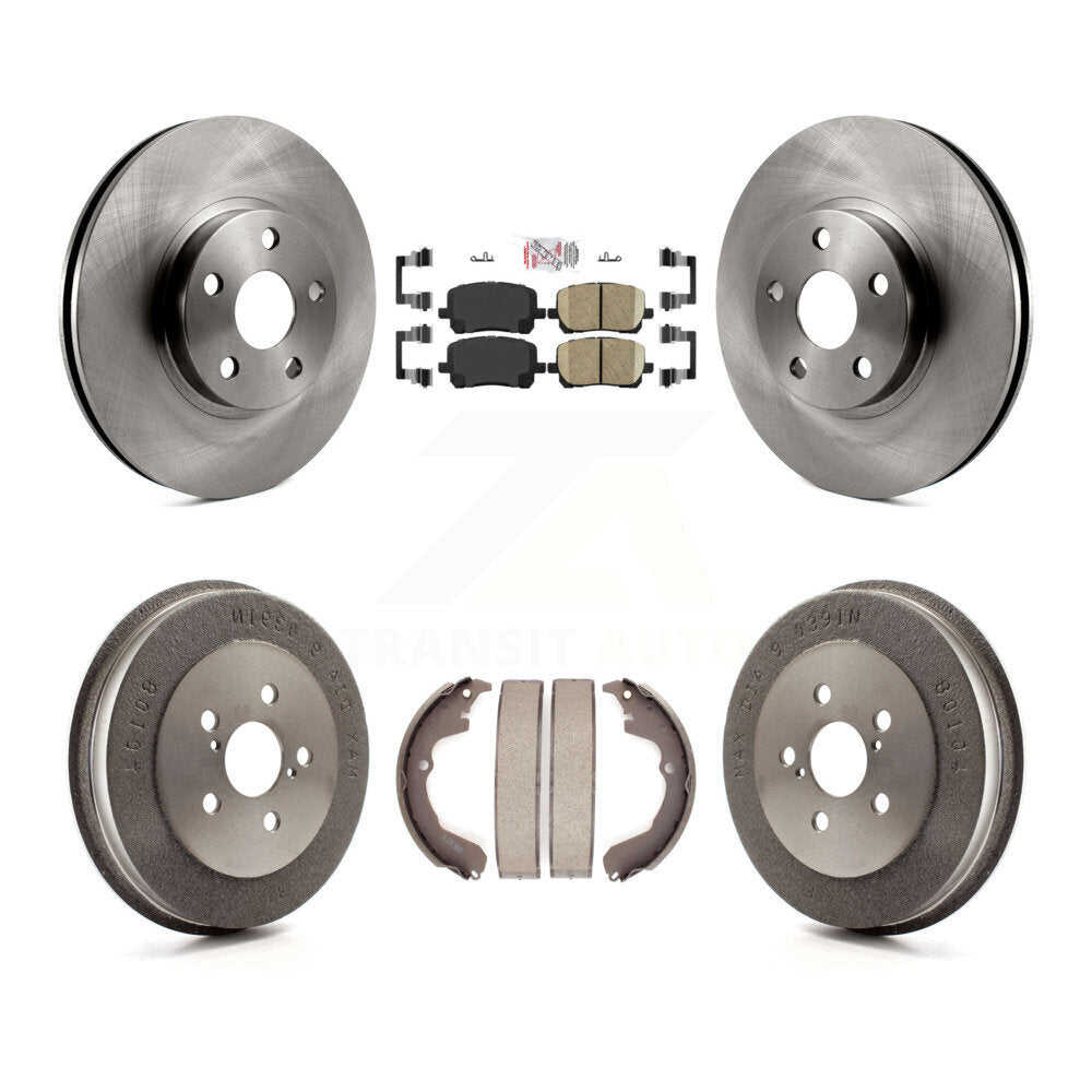 Kit de tambour de protection en céramique de Rotors de frein à disque avant et arrière pour Toyota Matrix Pontiac Vib
