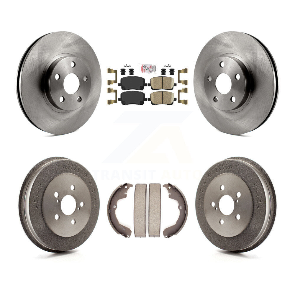 Kit de tambour de protection en céramique de Rotors de frein à disque avant et arrière pour Toyota Matrix Pontiac Vib