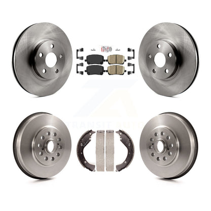 Kit de plaquettes et de tambour en céramique, Rotor de frein avant et arrière, pour Toyota Matrix Pontiac Vibe AW