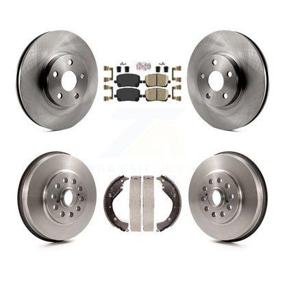 Kit de plaquettes et de tambour en céramique, Rotor de frein avant et arrière, pour Toyota Matrix Pontiac Vibe AW