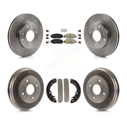 Kit de plaquettes et de tambour en céramique, Rotor de frein avant et arrière, pour Honda Accord coupé avec 2.3
