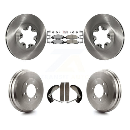 Kit de plaquettes et de tambour en céramique, Rotors de frein avant et arrière, pour Chevrolet Colorado GMC Canyo