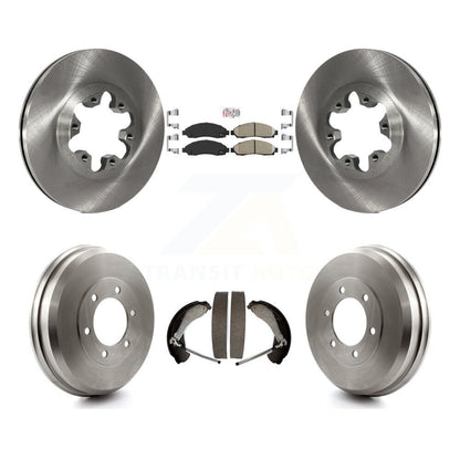 Kit de plaquettes et de tambour en céramique, Rotors de frein avant et arrière, pour Chevrolet Colorado GMC Canyo