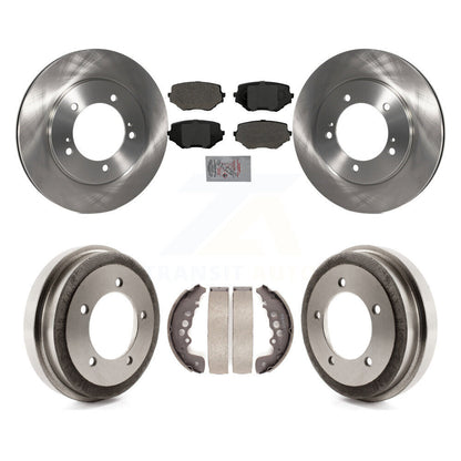 Rotor de frein à disque avant et arrière, Kit de plaquettes et de tambour semi-métalliques pour Suzuki Grand Vitar