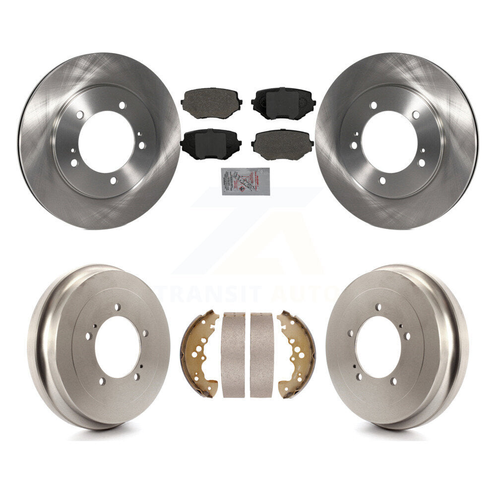 Kit de plaquettes et de tambour semi-métalliques, Rotor de frein avant et arrière, pour Suzuki XL-7 Grand Vitar