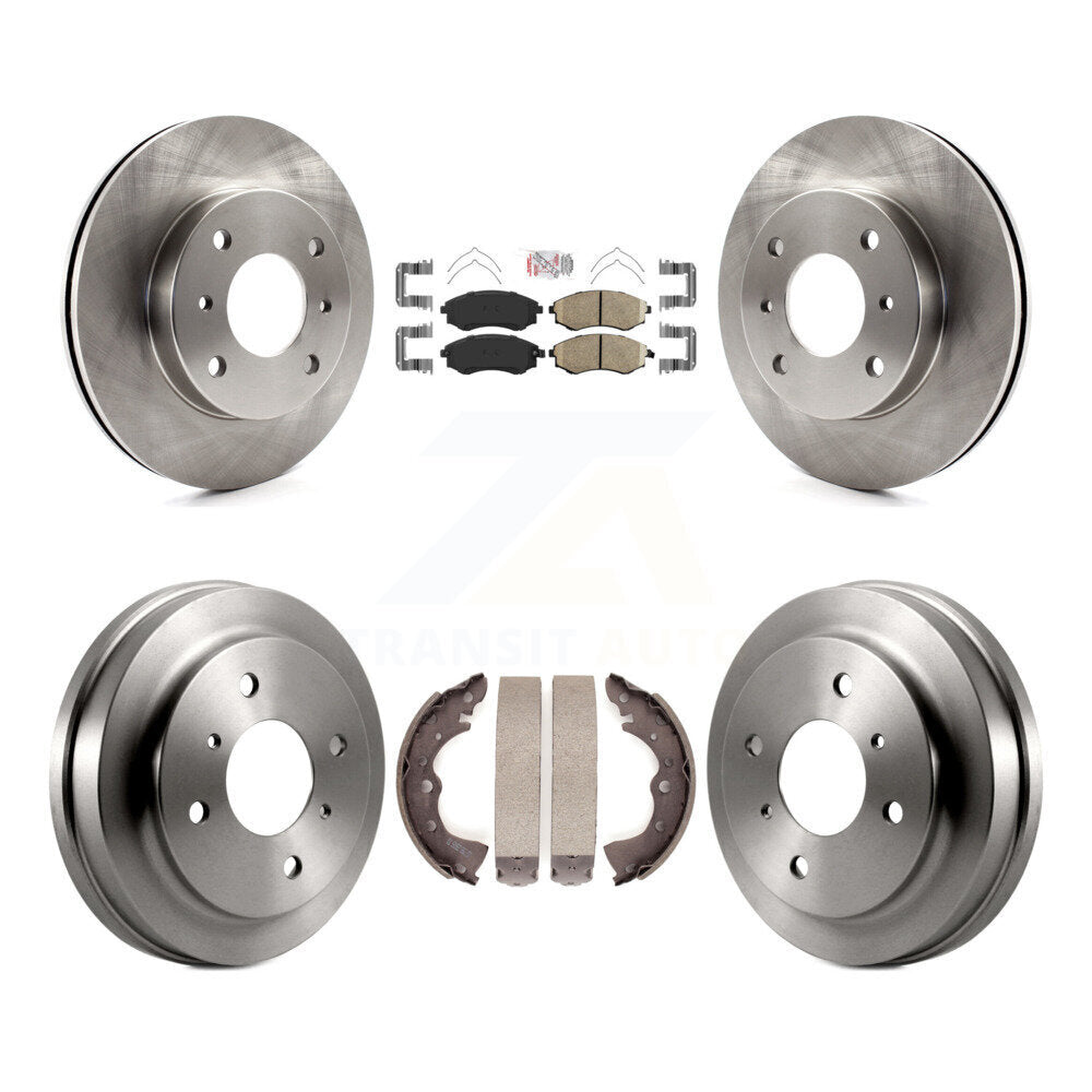 Kit de plaquettes et de tambour en céramique pour Rotor de frein avant et arrière, pour Nissan Sentra 2002 2006 1.8