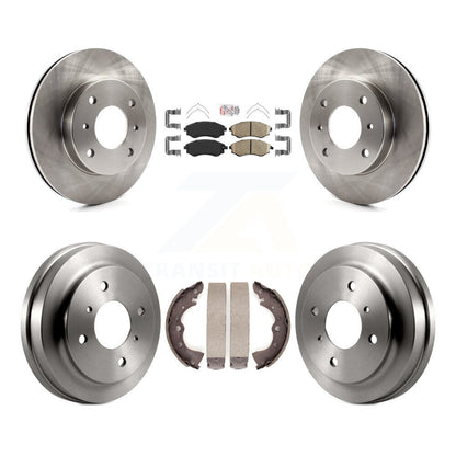 Kit de plaquettes et de tambour en céramique pour Rotor de frein avant et arrière, pour Nissan Sentra 2002 2006 1.8