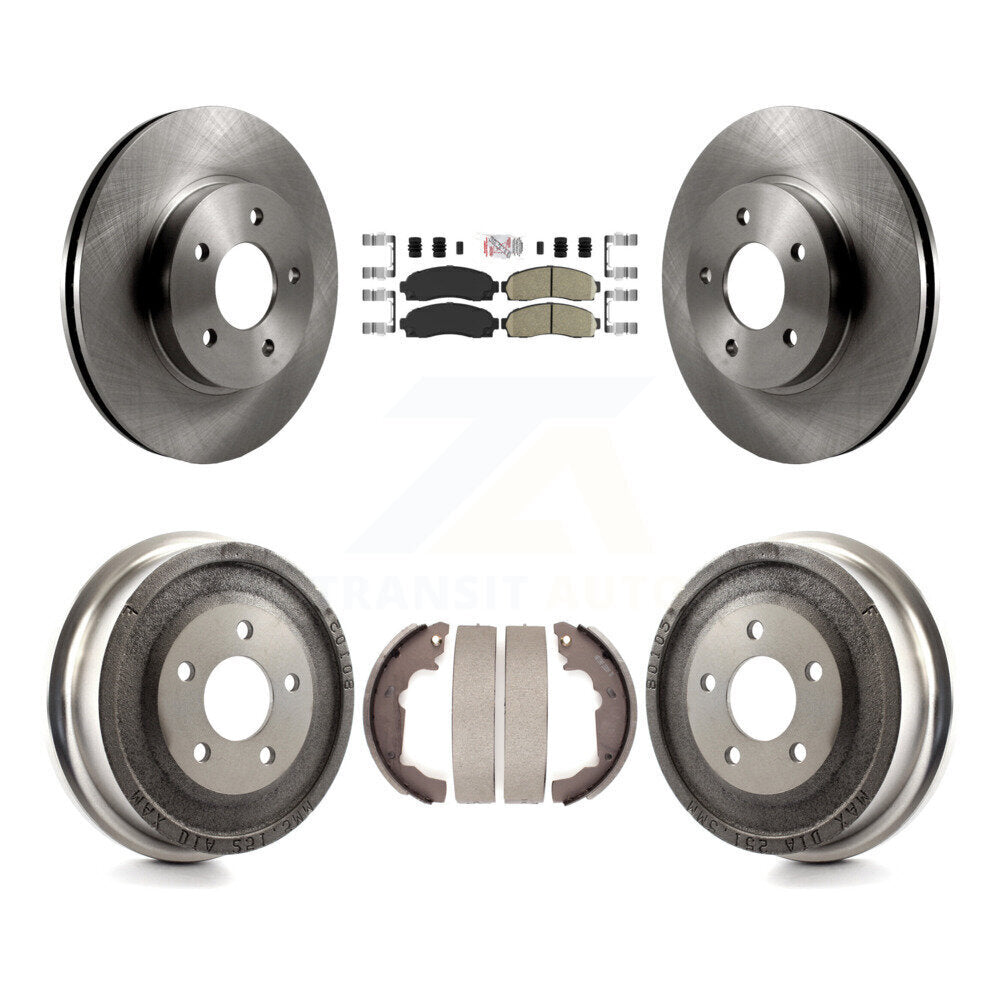 Kit de plaquettes et de tambour en céramique, Rotor de frein avant et arrière, pour Saturn Vue Chevrolet Equino