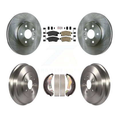 Rotors de frein à disque avant et arrière, plaquettes en céramique et Kit de batterie pour Chevrolet Sonic