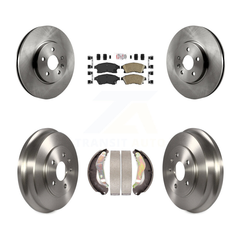 Kit de plaquettes et de tambour en céramique, Rotor de frein avant et arrière, pour Chevrolet Sonic R 2013 – 2014