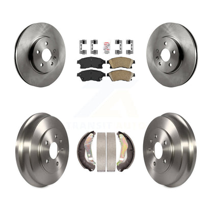 Kit de plaquettes et de tambour en céramique, Rotor de frein avant et arrière, pour Chevrolet Sonic R 2013 – 2014