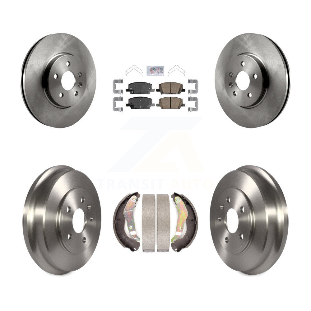 Rotors de frein à disque avant et arrière, plaquettes en céramique et Kit de batterie pour Chevrolet Trax