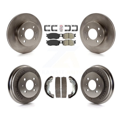 Kit de tambour à plaquettes semi-métalliques, Rotor de frein avant et arrière, pour Hyundai Accent jusqu'à 09 30 0