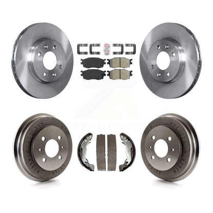 Kit de tambour à plaquettes semi-métalliques, Rotor de frein avant et arrière, pour Hyundai Accent jusqu'à 09 30 0