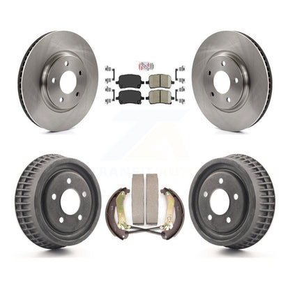 Rotors de frein à disque avant et arrière, plaquettes en céramique et Kit de batterie pour Chevrolet Malibu