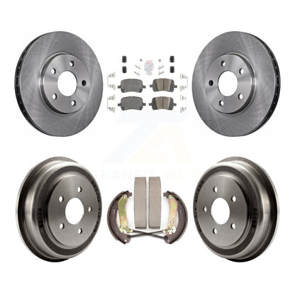 Rotors de frein à disque avant et arrière, plaquettes en céramique et Kit de batterie pour Chevrolet Malibu