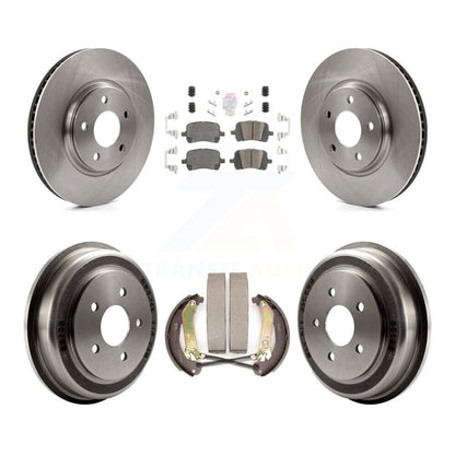 Rotors de frein à disque avant et arrière, plaquettes en céramique et Kit de batterie pour Chevrolet Malibu