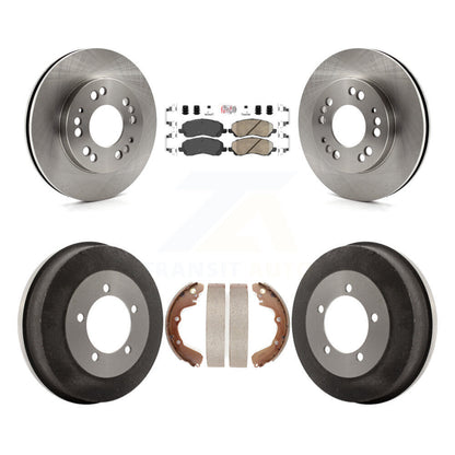 Kit de plaquettes et de tambour en céramique, Rotor de frein avant et arrière, pour Mitsubishi Eclipse Galant 2.4