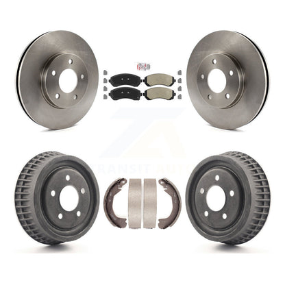 Rotors de frein avant et arrière, Kit de tambour à plaquettes semi-métalliques pour Pontiac Montana Chevrole