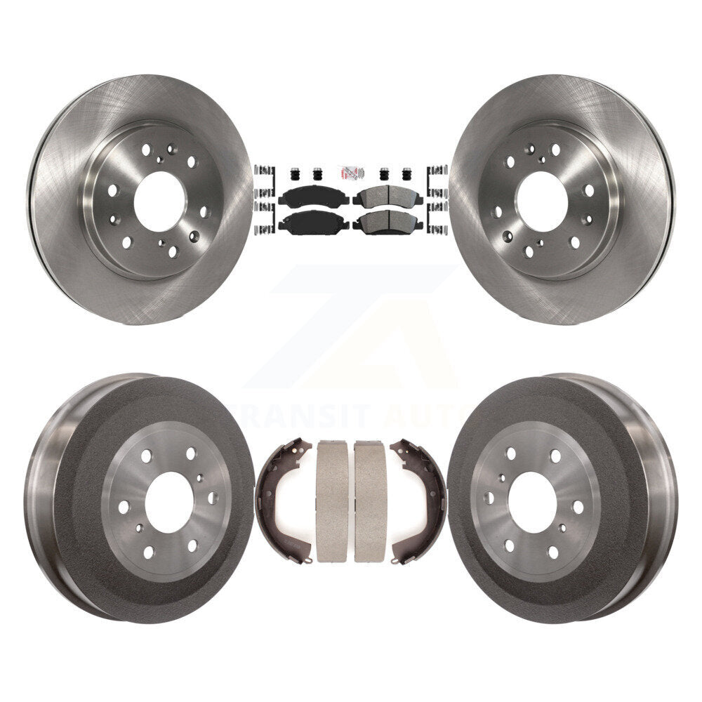 Rotors de frein avant et arrière, Kit de tambour à plaquettes semi-métalliques pour GMC Sierra 1500 Chevrole