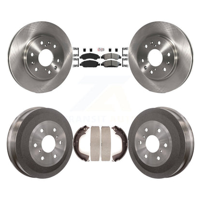 Rotors de frein avant et arrière, Kit de tambour à plaquettes semi-métalliques pour GMC Sierra 1500 Chevrole