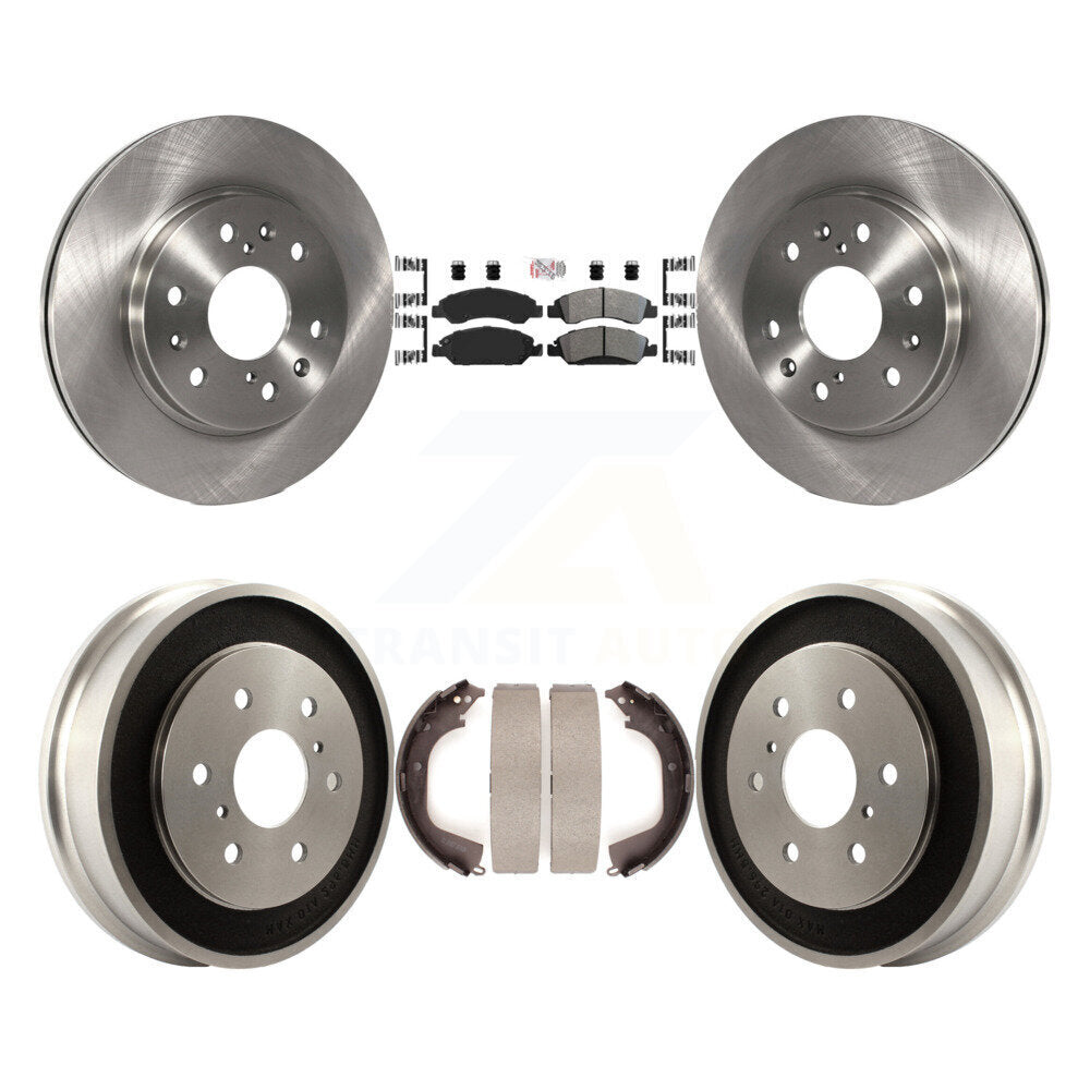Kit de plaquettes et de tambour semi-métalliques, Rotor de frein avant et arrière, pour Chevrolet Silverado 150