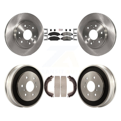 Kit de plaquettes et de tambour semi-métalliques, Rotor de frein avant et arrière, pour Chevrolet Silverado 150