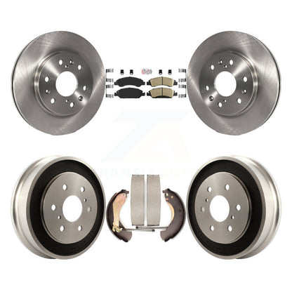 Kit de plaquettes et de tambour en céramique, Rotor de frein avant et arrière, pour Chevrolet GMC Silverado 150