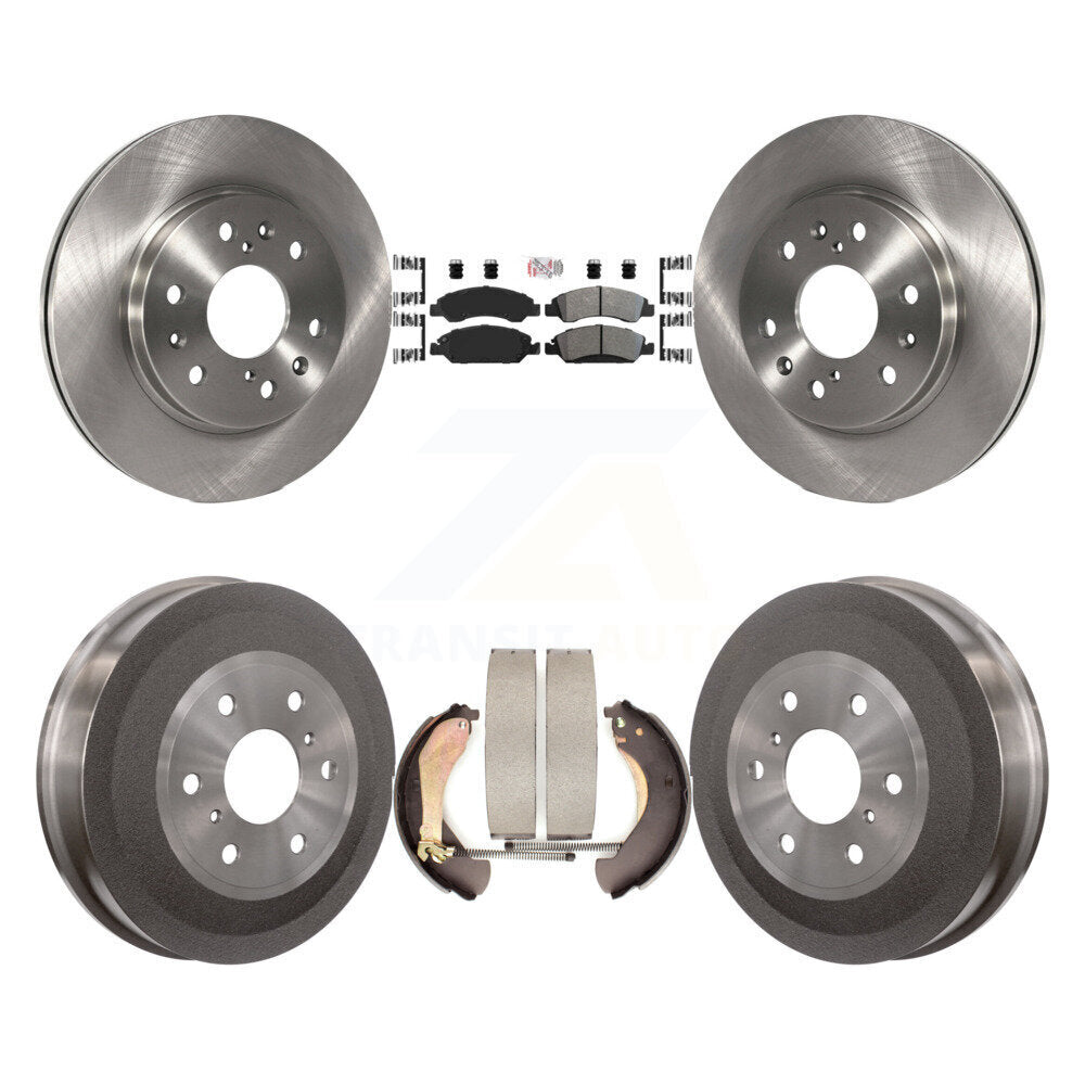 Kit de plaquettes et de tambour semi-métalliques, Rotor de frein avant et arrière, pour Chevrolet Silverado 150