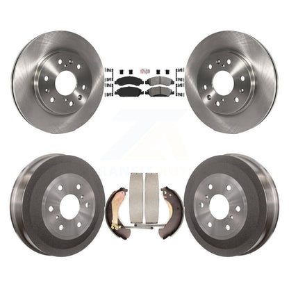 Kit de plaquettes et de tambour semi-métalliques, Rotor de frein avant et arrière, pour Chevrolet Silverado 150