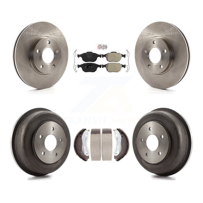 Kit de tambour à plaquettes semi-métalliques pour Rotor de frein avant et arrière, pour Ford Transit Connect 10-13